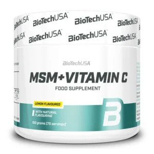 BioTech MSM + Vitamin C – 150g – Zitrone