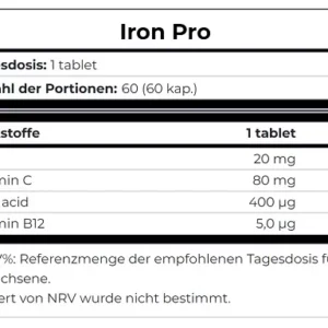 Scitec Iron Pro – 60 Tabletten