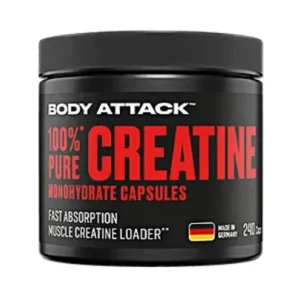 Body Attack – 100% pure Creatine – 240 Kapseln<