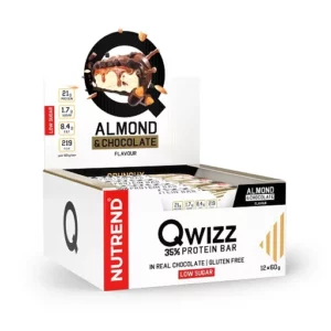 Nutrend – QWIZZ Crunchy Protein Bar – 12x60g