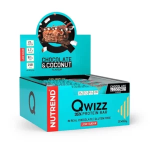 Nutrend – QWIZZ Crunchy Protein Bar – 12x60g